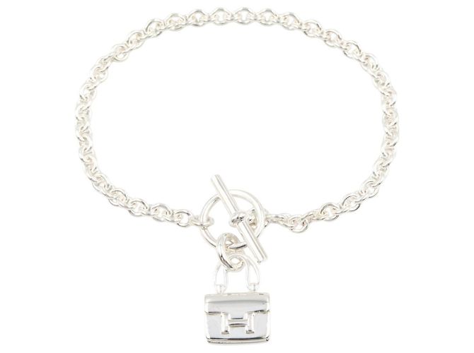 Hermès Pulsera de Amuleto Constance Hermes Plata