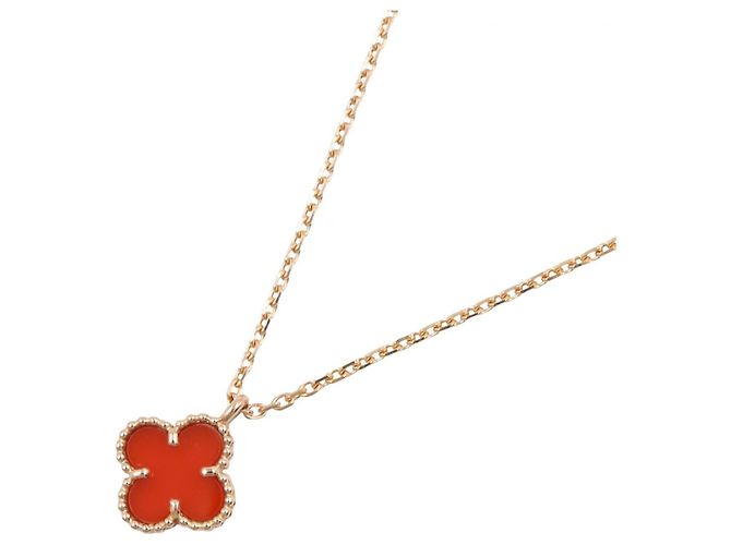 Collar Sweet Alhambra Van Cleef & Arpels Roja Dorado