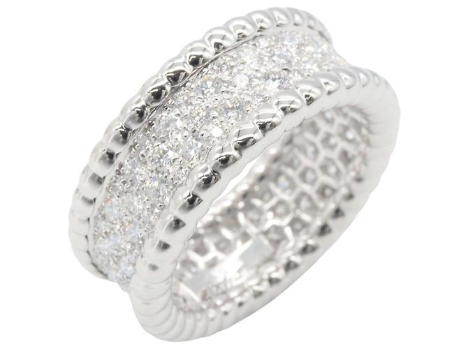 Van Cleef & Arpels Perlee Diamantring Silber