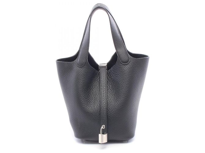 Hermès Hermes Picotin Lock PM Handtasche Schwarz