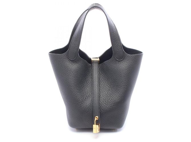 Hermès Hermes Picotin Lock PM Handtasche Schwarz