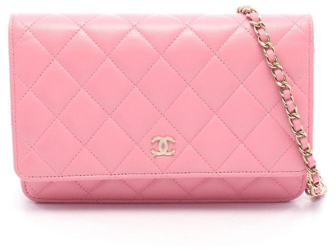 Bolso Chanel Matelassé de piel de cordero rosa