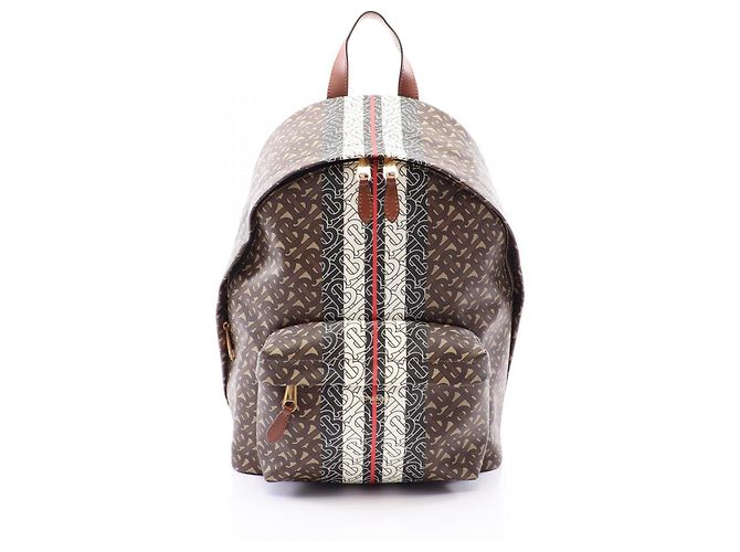 Mochila Burberry TB Monogram Multicolor Beige