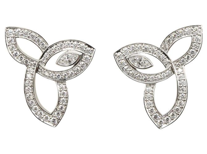 Pendientes Harry Winston Lily Cluster Plata