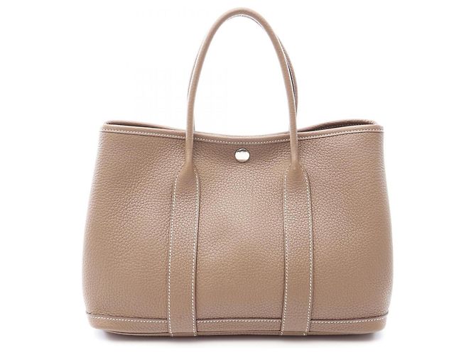 Hermès Sac cabas Hermes Garden Party TPM Marron