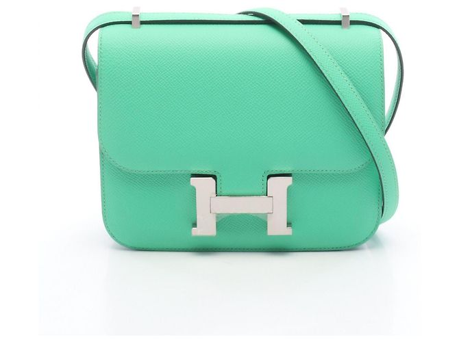Hermès Bolso de hombro Hermes Constance 3 Mini Vert Comic Verde