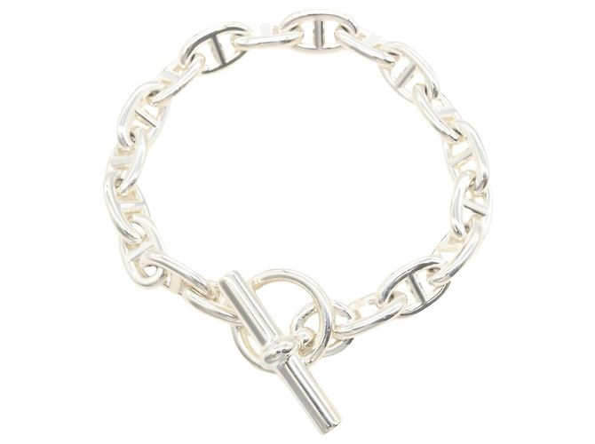 Hermès Bracciale Hermes Chaine d'Ancre PM Charm Argento