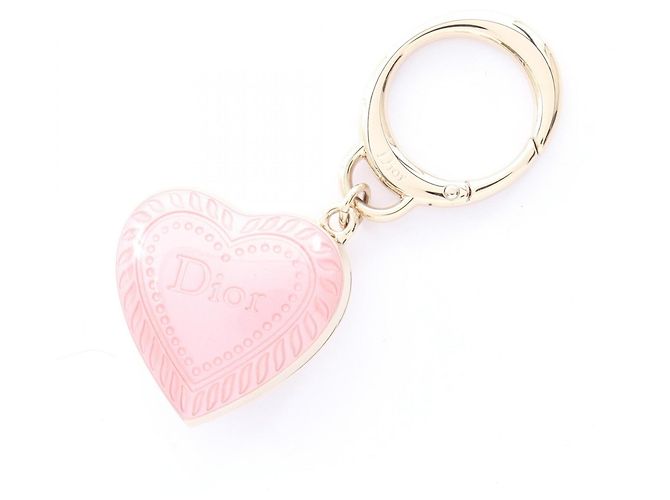 Accessorio Specchio con Charm a Cuore Christian Dior Rosa D'oro