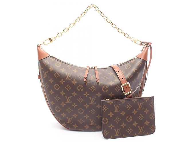 Louis Vuitton Loop Hobo 2-Way Shoulder Bag Brown