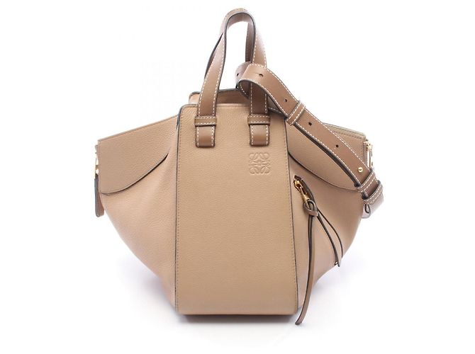 Sac Loewe Hammock Small Sac à main 2-Way Marron Beige