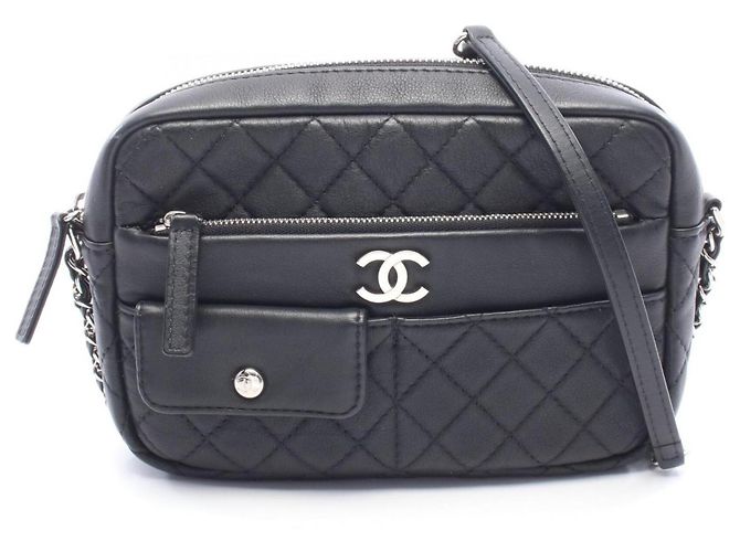 Borsa a tracolla Small Matelassé Chanel Nero