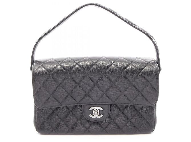 Bolsa Chanel Matelassé Double Face em preto