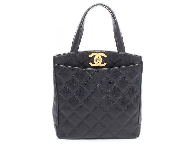 Chanel Matelassé Schwarze Tote Bag