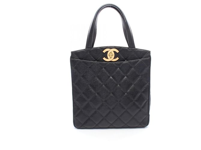 Chanel Matelassé Tote Bag Schwarz