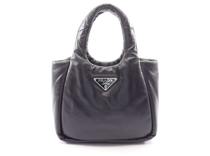 Prada Padded Small Handbag Black