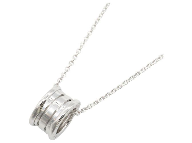 Bulgari Colar Bvlgari B-zero1 em Ouro Branco 18K Prata