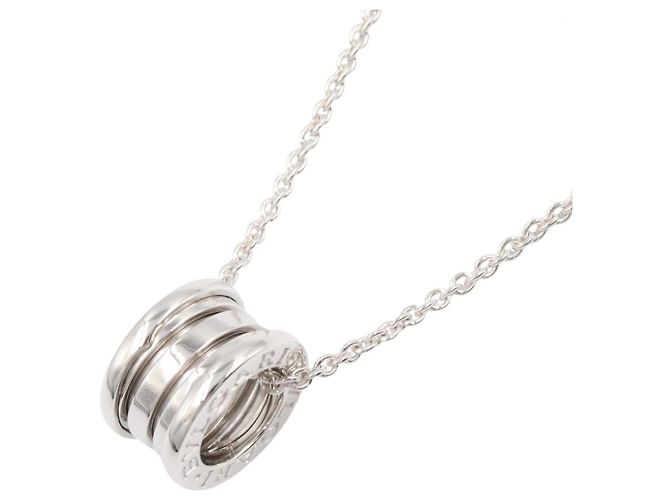 Bulgari Collier Bvlgari B-zero1 en or blanc 18K Argenté