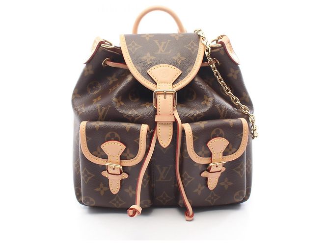 Louis Vuitton Excursion PM Monogram Rucksack/Handtasche Braun