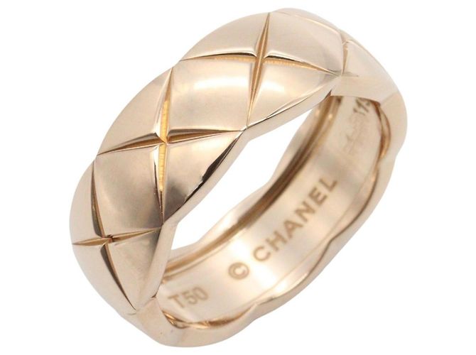 Anillo Chanel Coco Crush en oro rosa de 18K Dorado