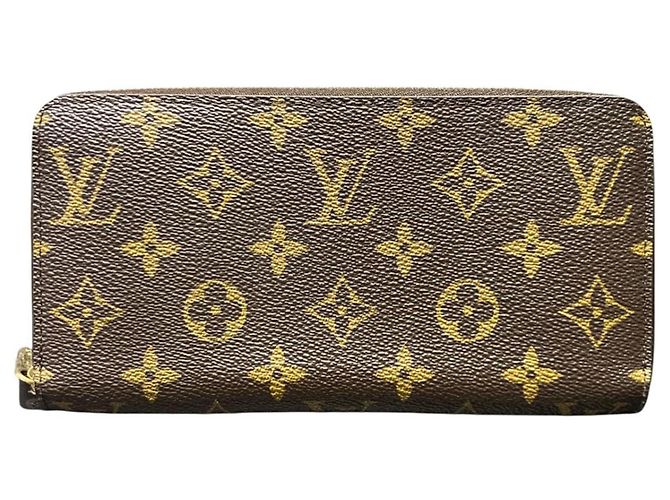 Louis Vuitton Zippy Wallet Long Monogram Canvas Brown