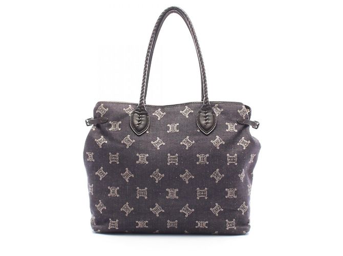 Céline Celine Paris Macadam Tote Bag Braun