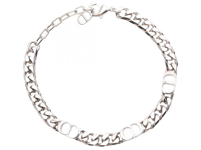 Pulsera de eslabones Christian Dior CD ICON Plata