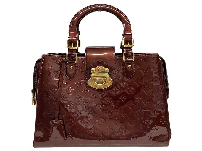 Bolso esmaltado Louis Vuitton Amarante Avenue Roja