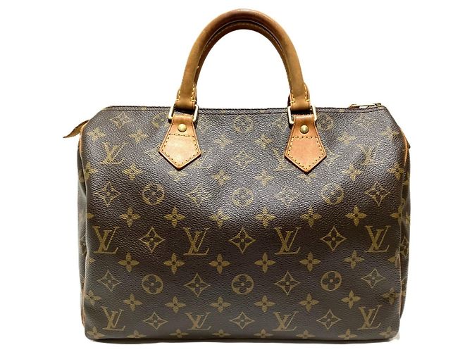 Bolso Louis Vuitton Speedy 30 Castaño
