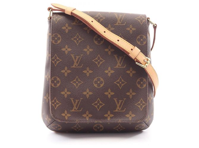 Bolsa de Ombro Louis Vuitton Musette Salsa Marrom