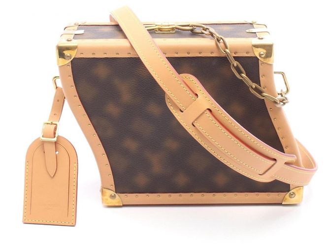 Louis Vuitton Monogram Schultertasche Braun Monogramm