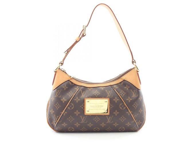 Bolsa de Ombro Louis Vuitton Thames PM Monogram Marrom