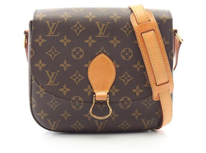 Sac à épaule Louis Vuitton Saint Cloud GM Marron Monogramme