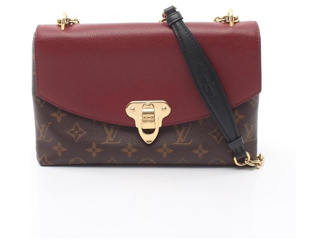 Sac à épaule Louis Vuitton Saint Placido Monogram Marron Bordeaux Monogramme