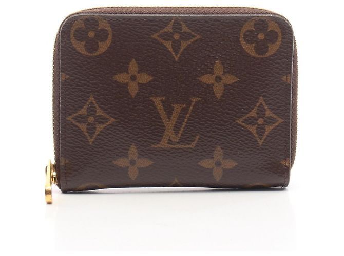 Cartera Louis Vuitton Zippy Coin Purse Monogram Castaño Monograma