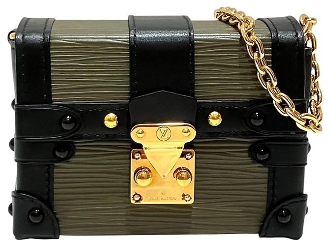 Louis Vuitton Portefeuille Trunk Mini Shoulder Bag Noir Kaki