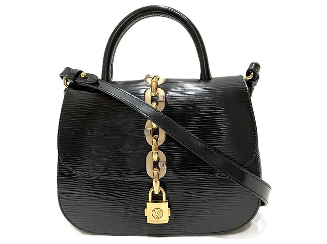 Bolsa de Ombro Louis Vuitton Chain It Preto