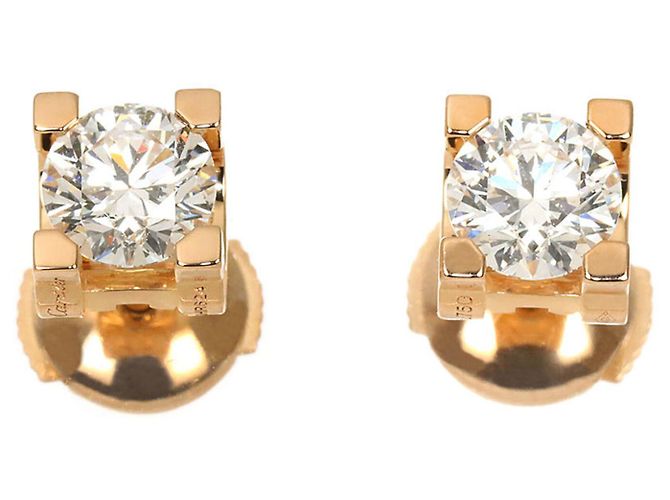Orecchini a lobo Cartier C de Diamond