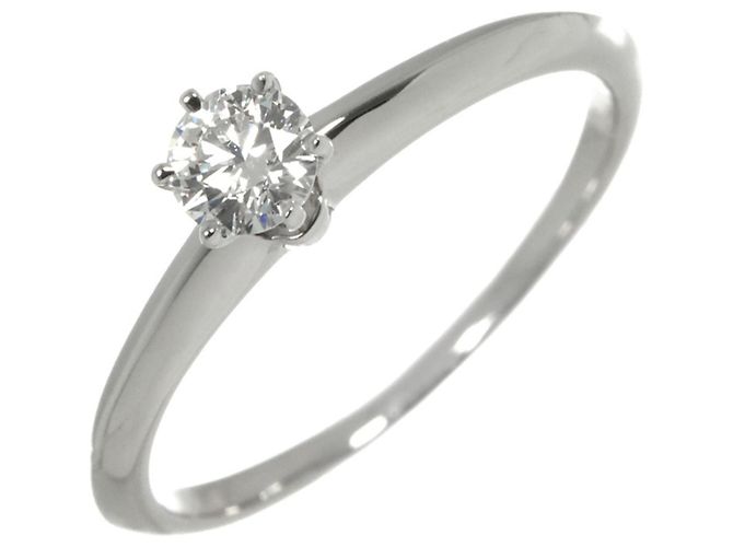 Autre Marque Tiffany & Co. Solitär-Diamantband-Ring