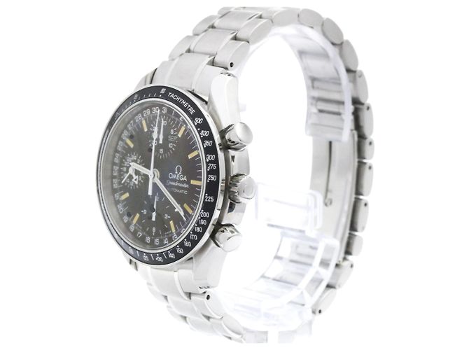 Omega Speedmaster Triple Calendar Chronograph Automatic Stainless Steel 39
