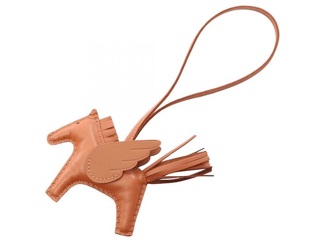 Hermès Hermes Rodeo Pegasus PM Gold Pingente de bolsa Marrom