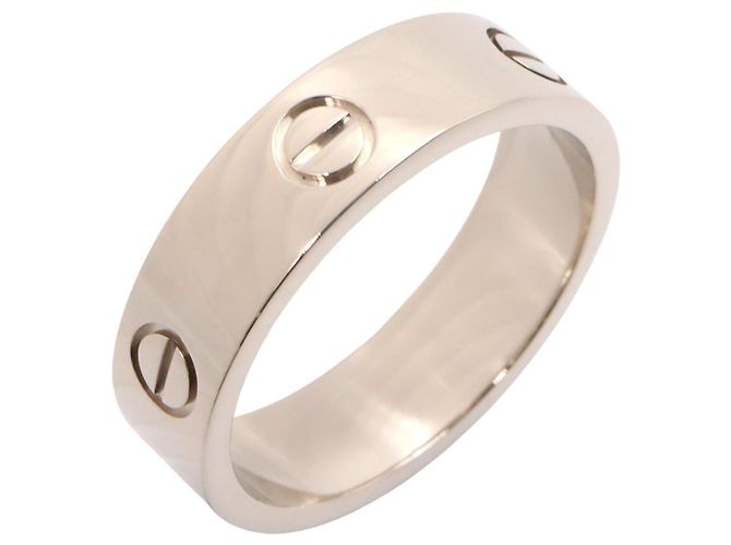 Anillo Cartier Love en oro blanco de 18K Plata