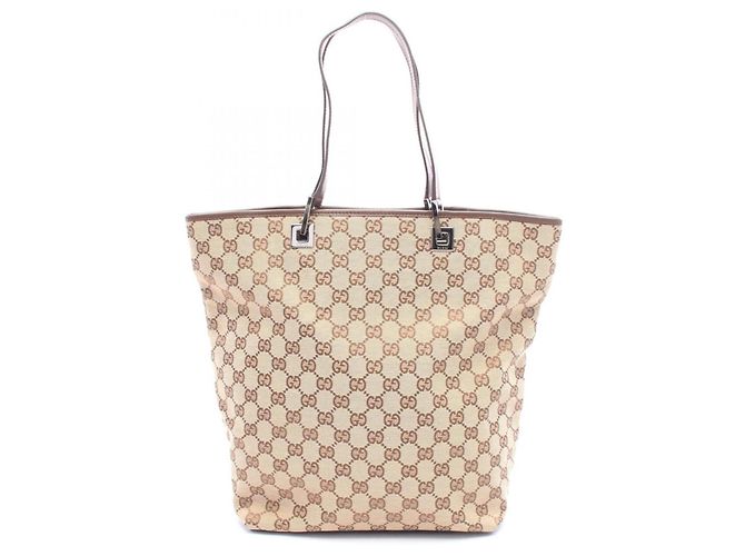 Sac cabas Gucci GG Canvas Marron Beige