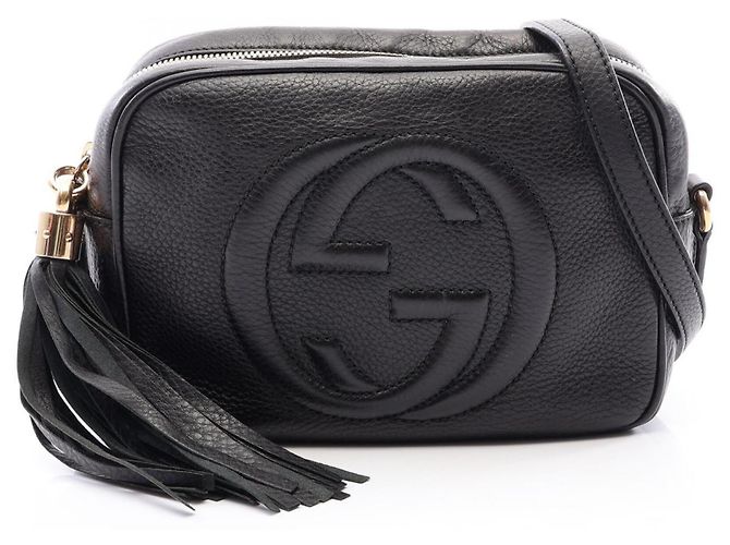 Borsa Gucci Soho Disco in pelle nera Nero