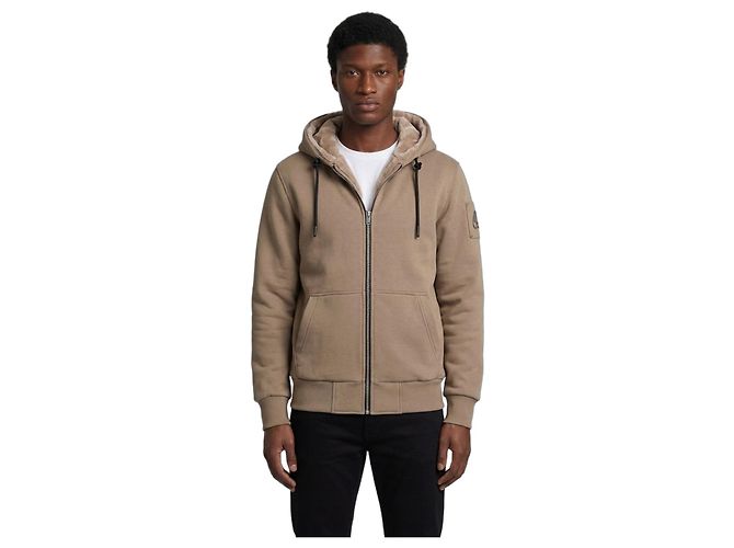 Sweat à capuche Moose Knuckles Classic Bunny Marron