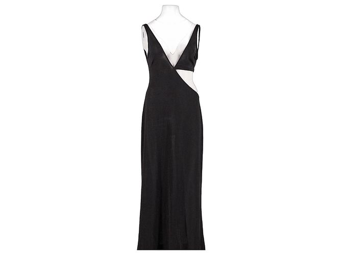 Chiara Ferragni Maxikleid Schwarz Viscose