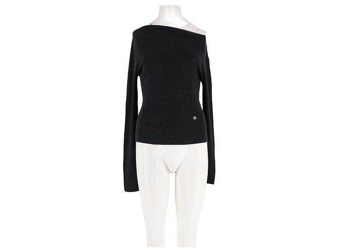 Autre Marque LILYSILK Seidenpullover schwarz