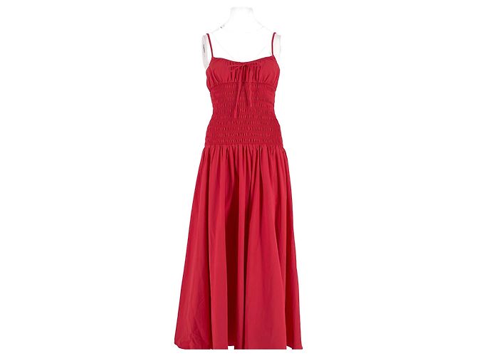 Autre Marque Abito in cotone rosso DISSH