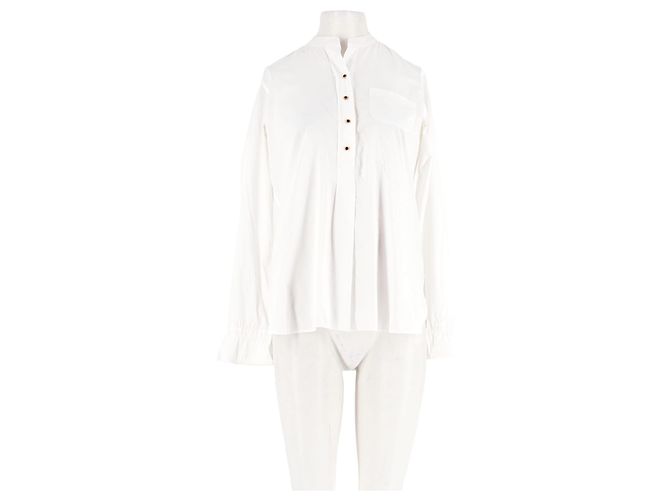 Laurence Bras Camisa de algodão branca Branco