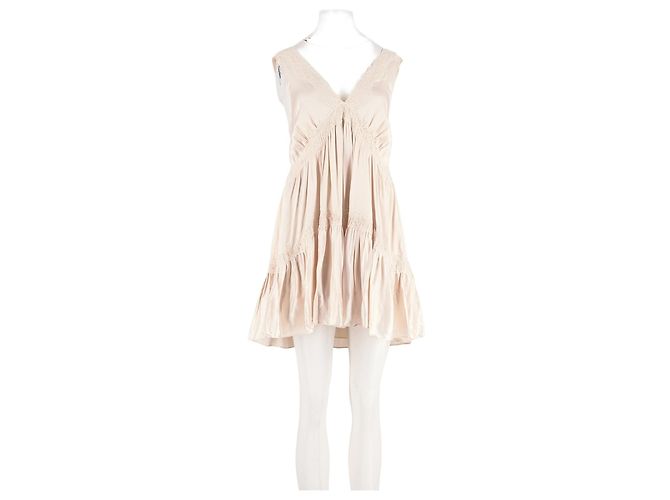 Autre Marque Beiges kurzes Kleid
