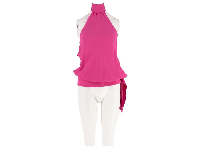 Autre Marque Top in seta rosa CULTNAKED